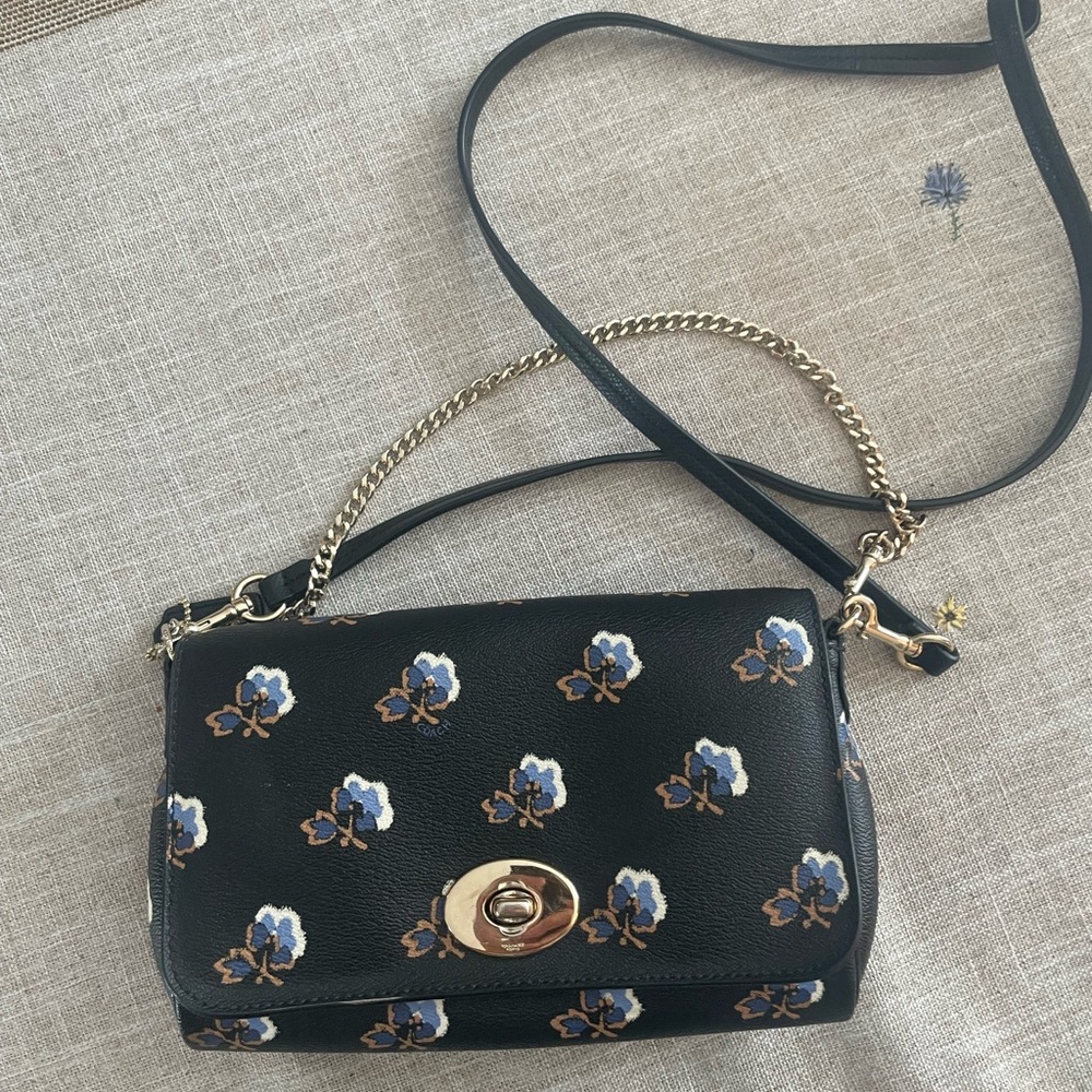 Coach Mini Ruby Bramble Rose Cross-Body Bag